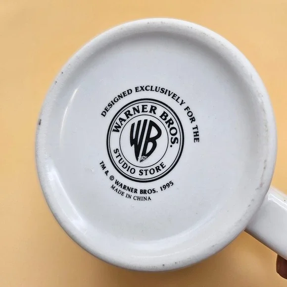 Vintage Warner Bros.Tazmanian Devil Mug Cartoon Character Collectible 1995‎ - Picture 4 of 9